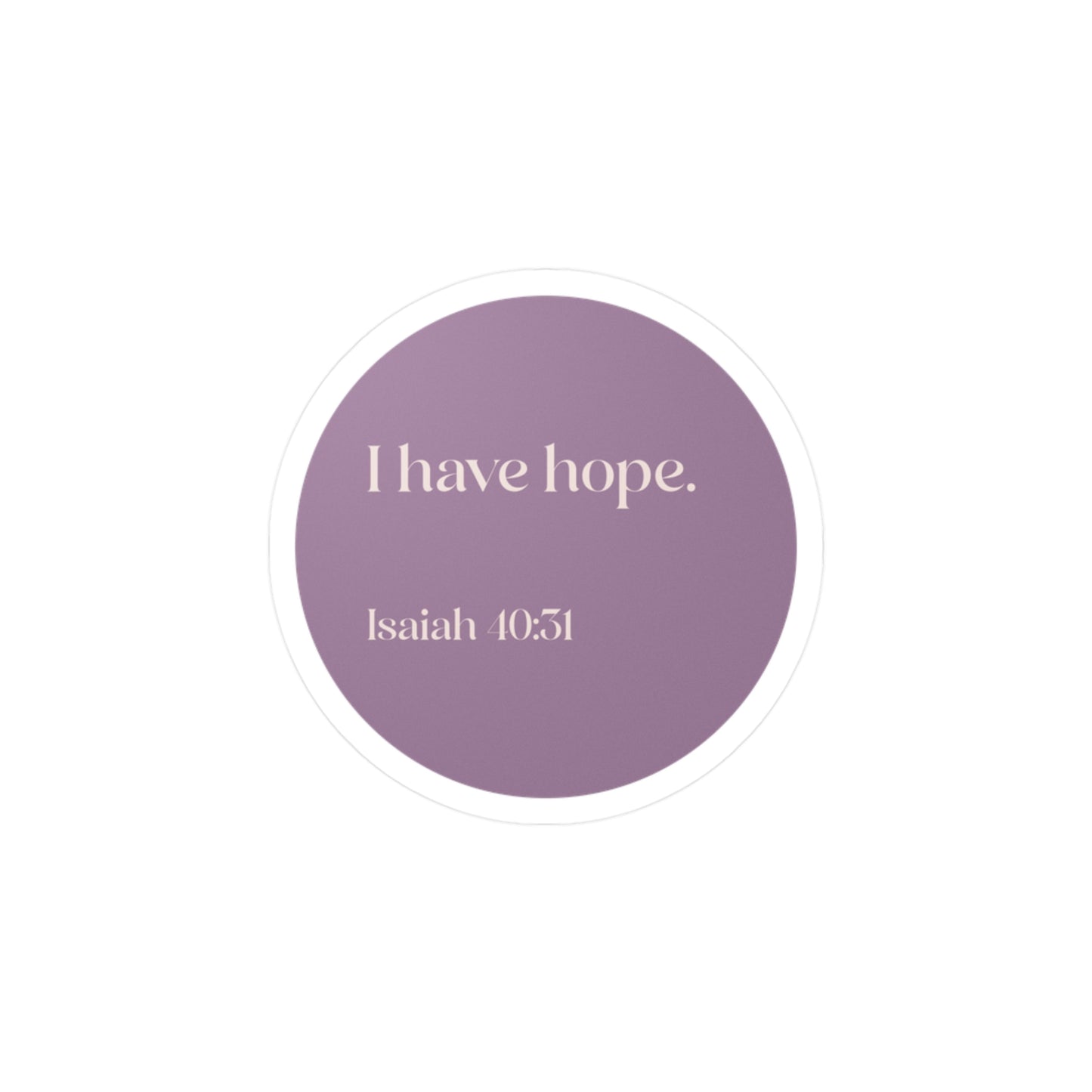 Hope | Vinyl Decal | Positive Affirmation Collection