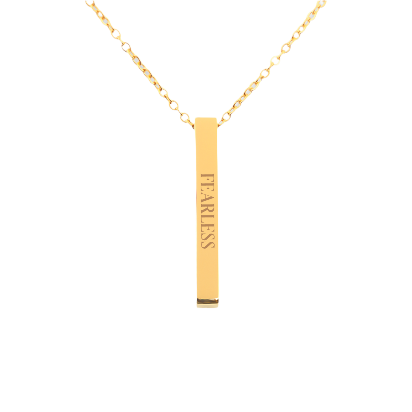 Fearless | Engraved Necklace