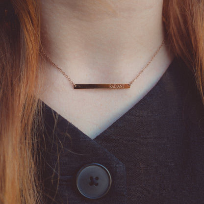 RADIANT | AFFIRMATION NECKLACE