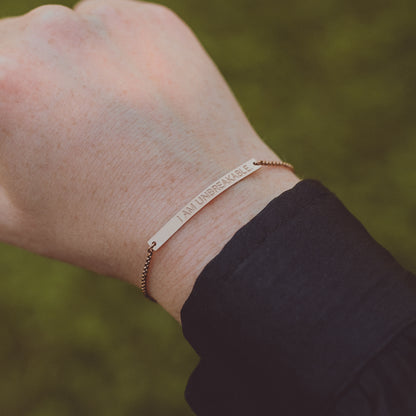 I AM UNBREAKABLE. | STATEMENT BRACELET