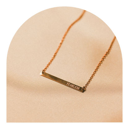 FEARLESS | AFFIRMATION NECKLACE