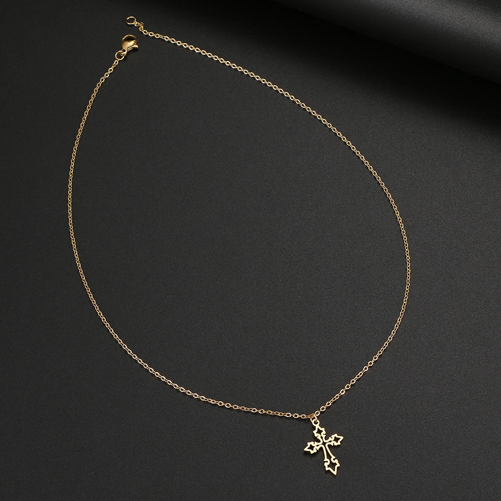 Sophisticated Cross Necklace