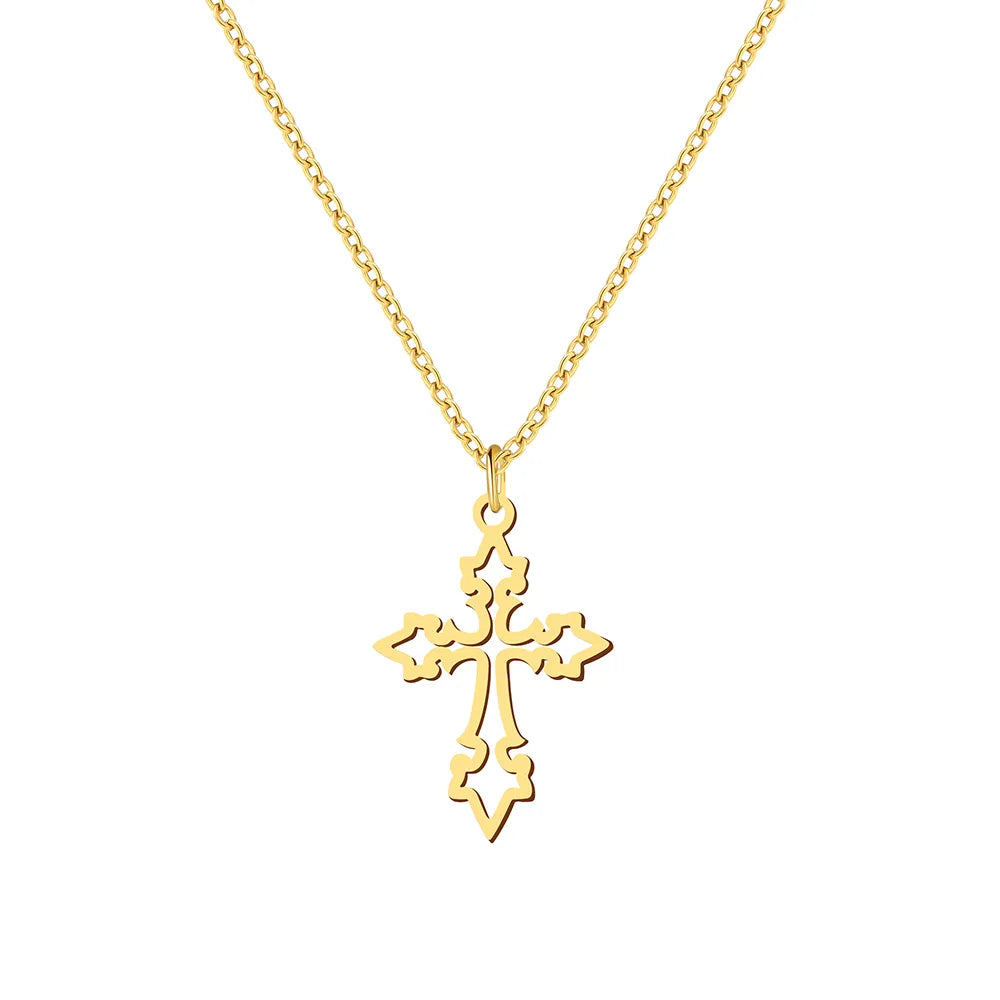 Sophisticated Cross Necklace